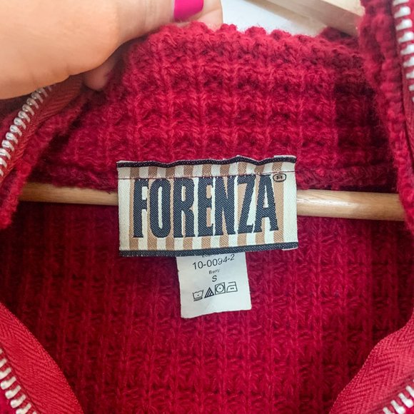 Vintage 90s Forenza Mod Quarter Zip, Size Small - Picture 3 of 5